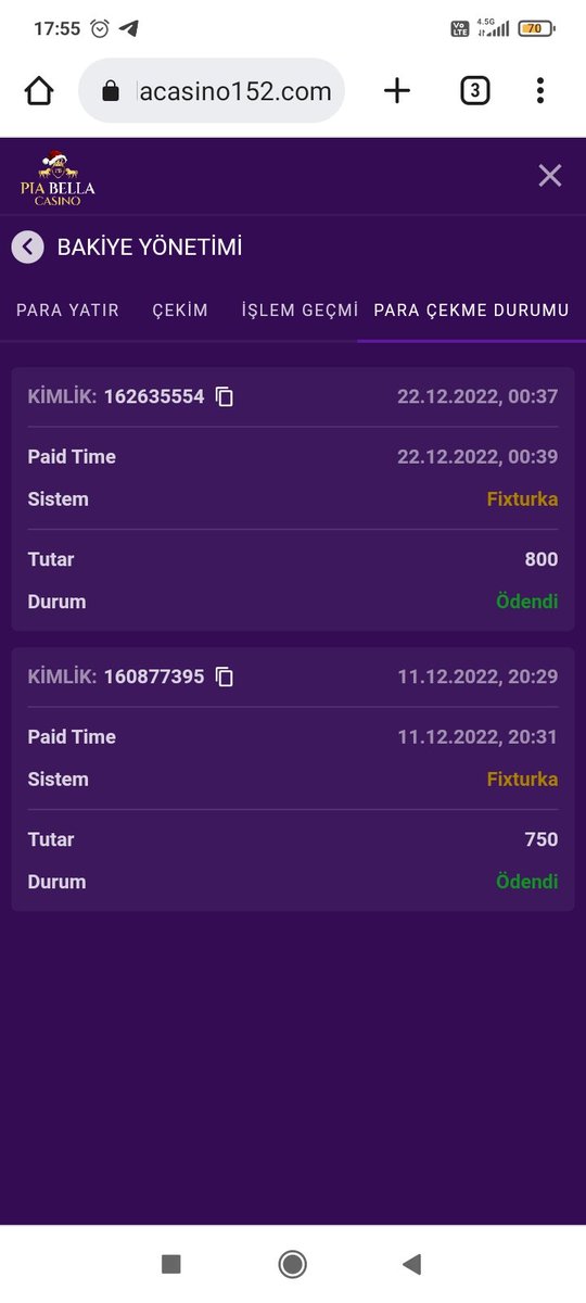 1clkusu's tweet photo. @PBCOfficialTR teşekkürler piabella casino 5 dakikada çekim https://t.co/GZdtYRPw2I