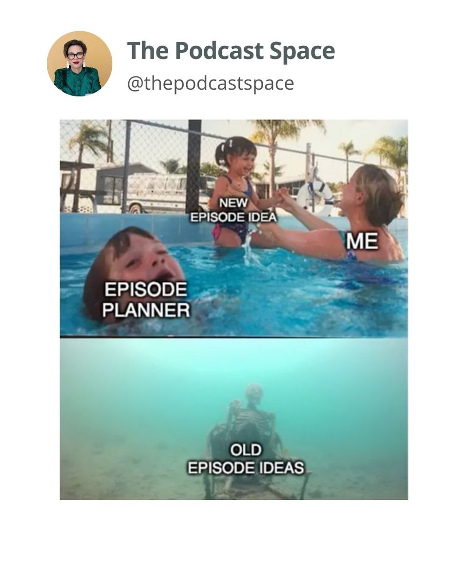 thepodcastspace's tweet photo. Do you create podcast episodes on a whim, or are you the structure queen/ king?⁠
⁠
#podcast #planner #meme #goalsfor2023 #goals #podcastmemes #podcaster #podcastlife #podnation #funny #life #thingspodcastersdo #entrepreneurship #creativebrain #ideas https://t.co/eQyIYZHTmy