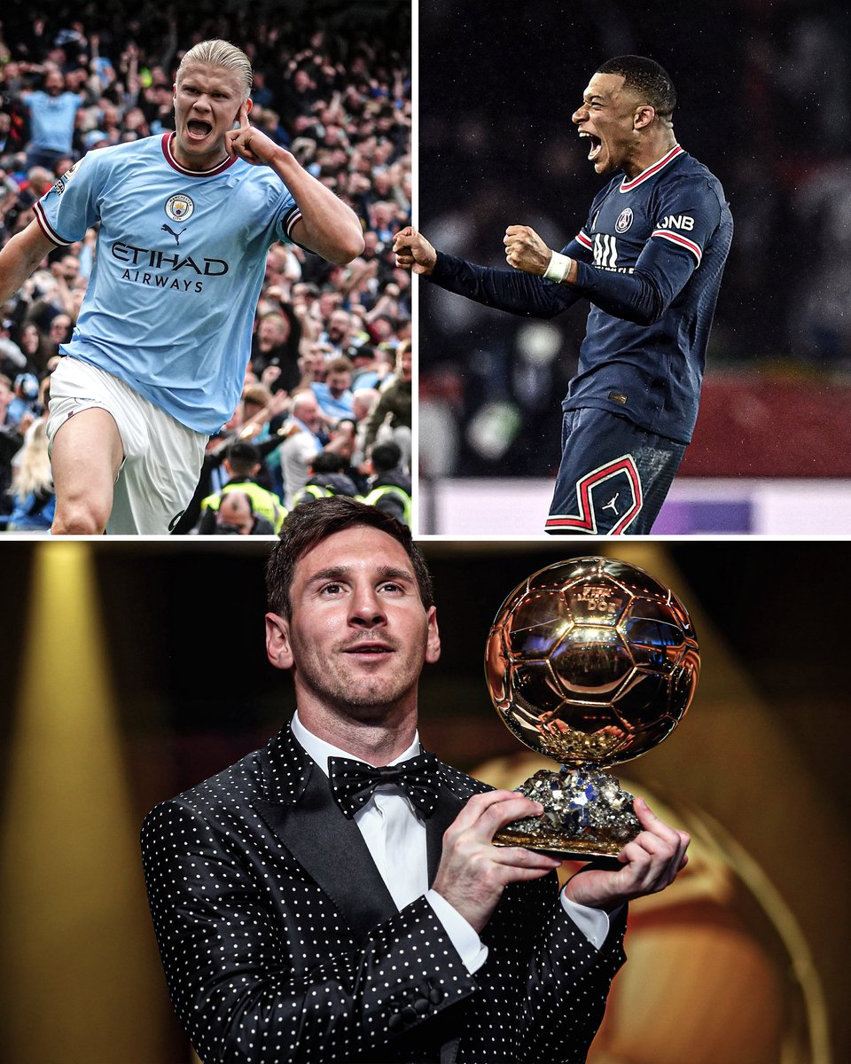 chaaliiykay's tweet photo. Mbappe and Haaland have scored a combined 97 goals in 2022.🔥🔥

Messi alone scored 91 goals in 2012..🤯🤯 https://t.co/H4gMTxT3vj