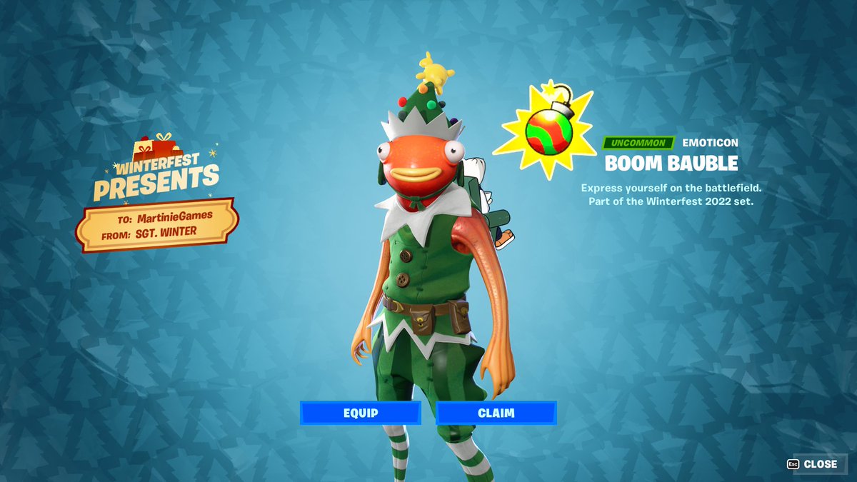 MartinieGames's tweet photo. - WINTERFEST PRESENTS -

Day 10 of 14

Day 10 - Boom Bauble Emoticon https://t.co/r5NzlsxrvZ