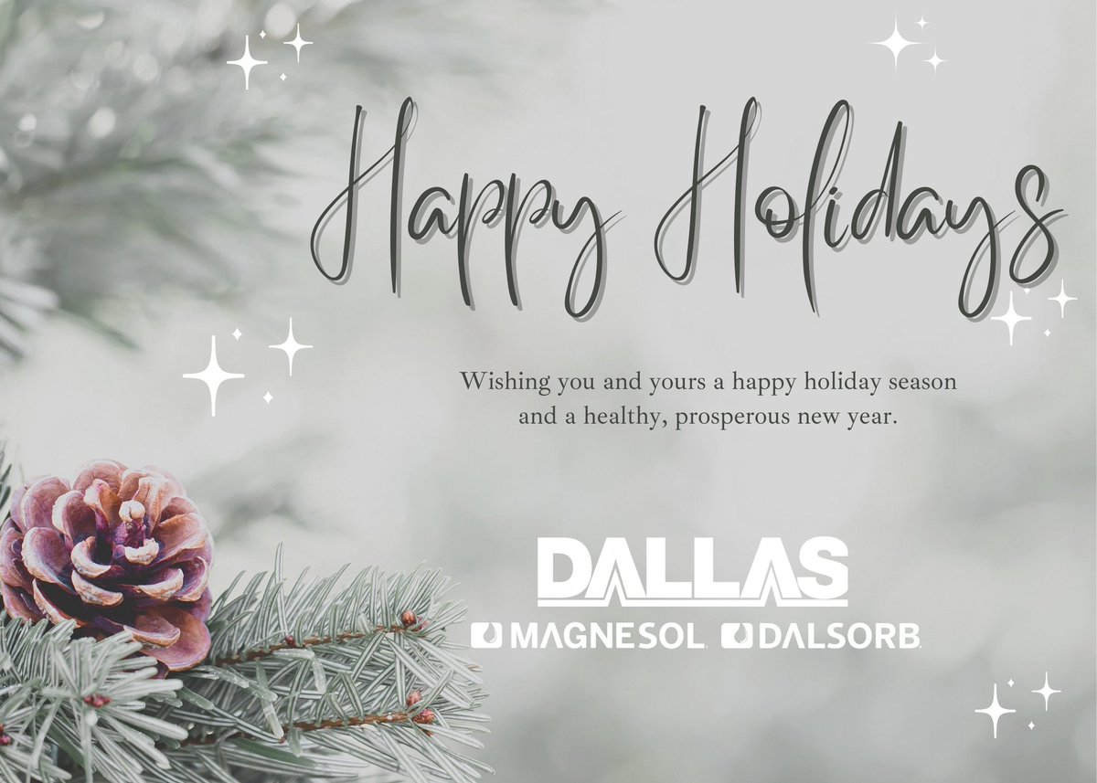 Dalsorb's tweet image. Wishing you a joyful holiday season and a happy New Year. Best wishes from your friends at MAGNESOL®!