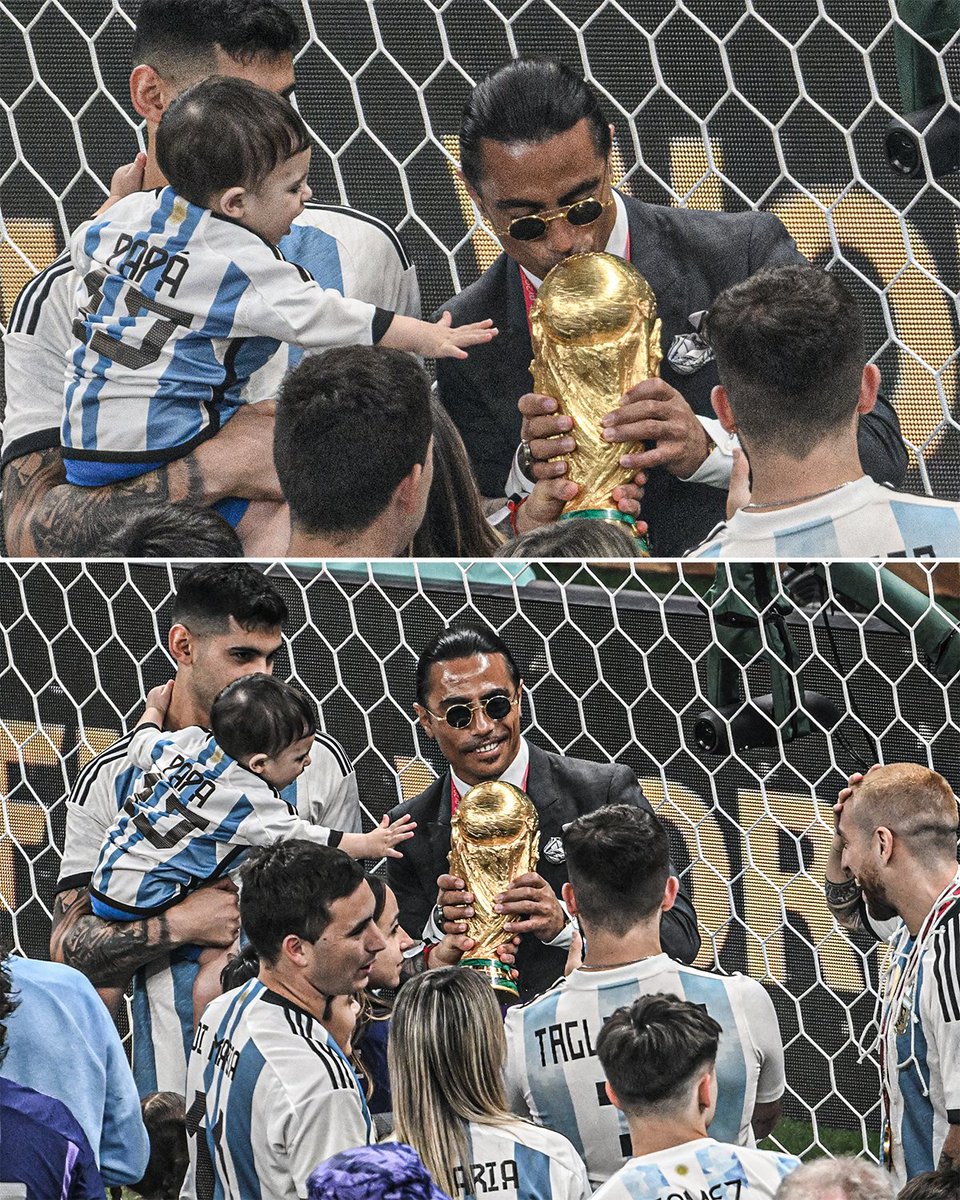 FIFA is taking "appropriate internal action" to address breaches of World Cup protocol by a celebrity chef, Salt Bae, who held the gold trophy on the field.