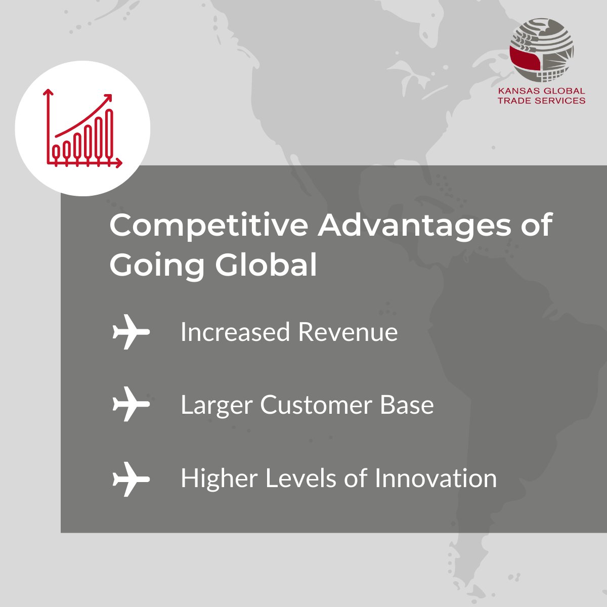 Start the new year with a competitive advantage. Companies who export their product or service have the opportunity to increase revenue, reach a larger customer base, and have higher levels of innovation.

Learn more about the advantages of going global. bit.ly/3Yq3z52