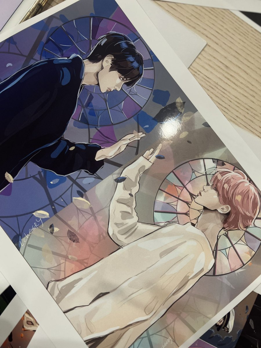 「jimin and taehyung wednesday and enid 」|lcheery | commissions openのイラスト