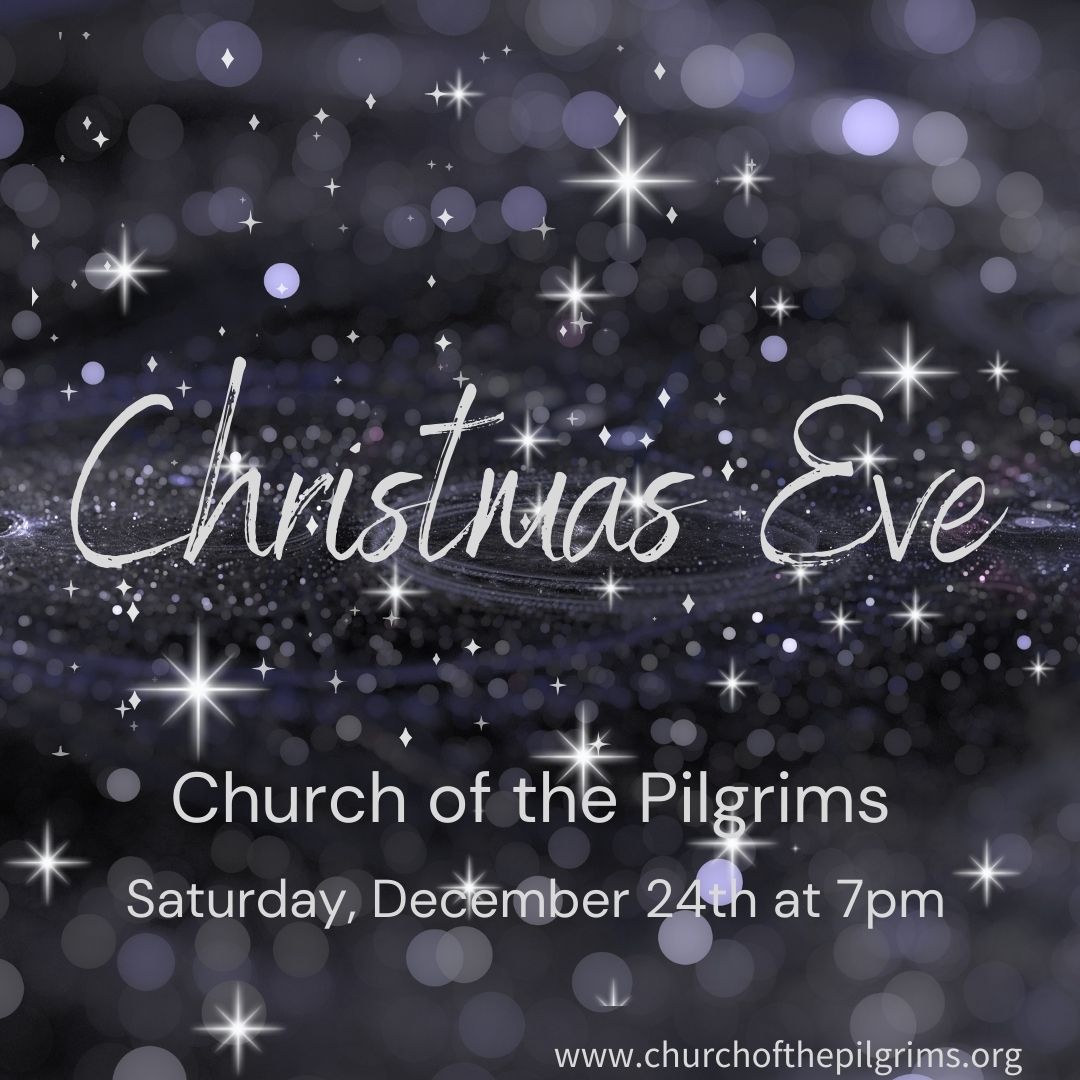 Come for Christmas Eve worship in person or online at 7 pm!