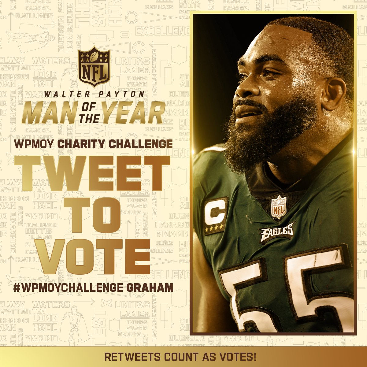 Come on Philly! Y'all know what to do! Time to get BG up to #1 🐶 RT to help out @brandongraham55 #WPMOYChallenge Brandon Graham