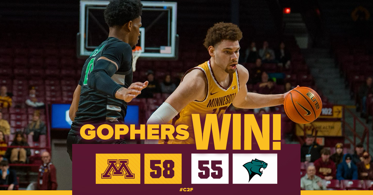 GopherMBB's tweet photo. #Gophers go into the holiday break with the win! https://t.co/Ax1s30h29Q