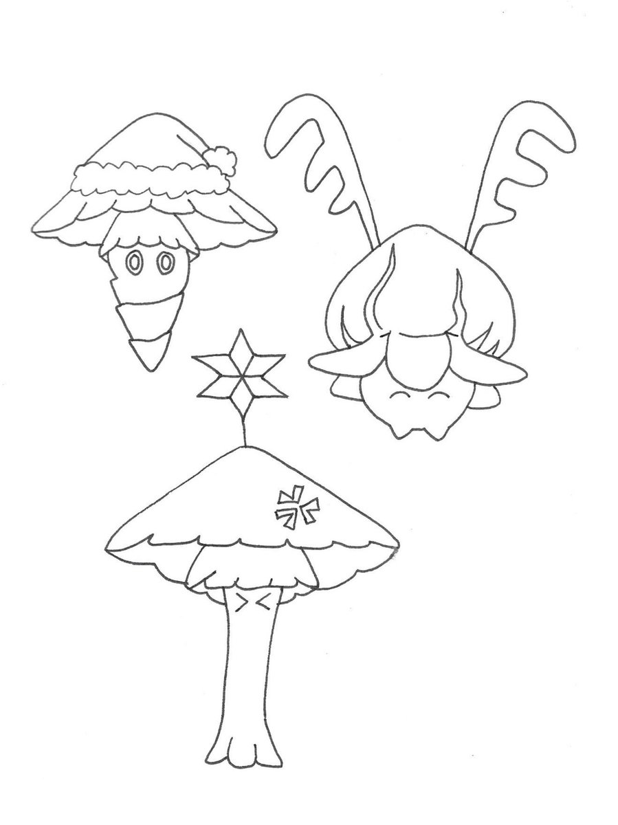 minikin44's tweet photo. Here's a free coloring page for everyone as thanks for checking out my tweets! I'll be releasing one more on Christmas Eve, so be sure to check back! ❤ #GenshinImpact #coloring #shrooms #Christmas #fanmade https://t.co/eeypaFwzNR