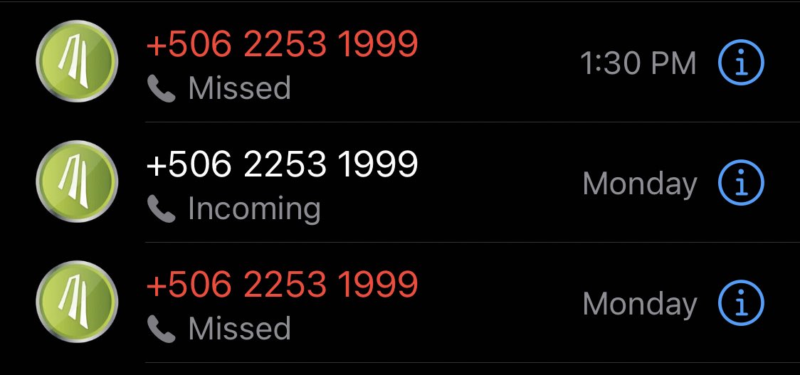 Ya le quitan lo emocionante de ver si es o no una estafa :/ llamando por WhatsApp con el número de un teléfono fijo