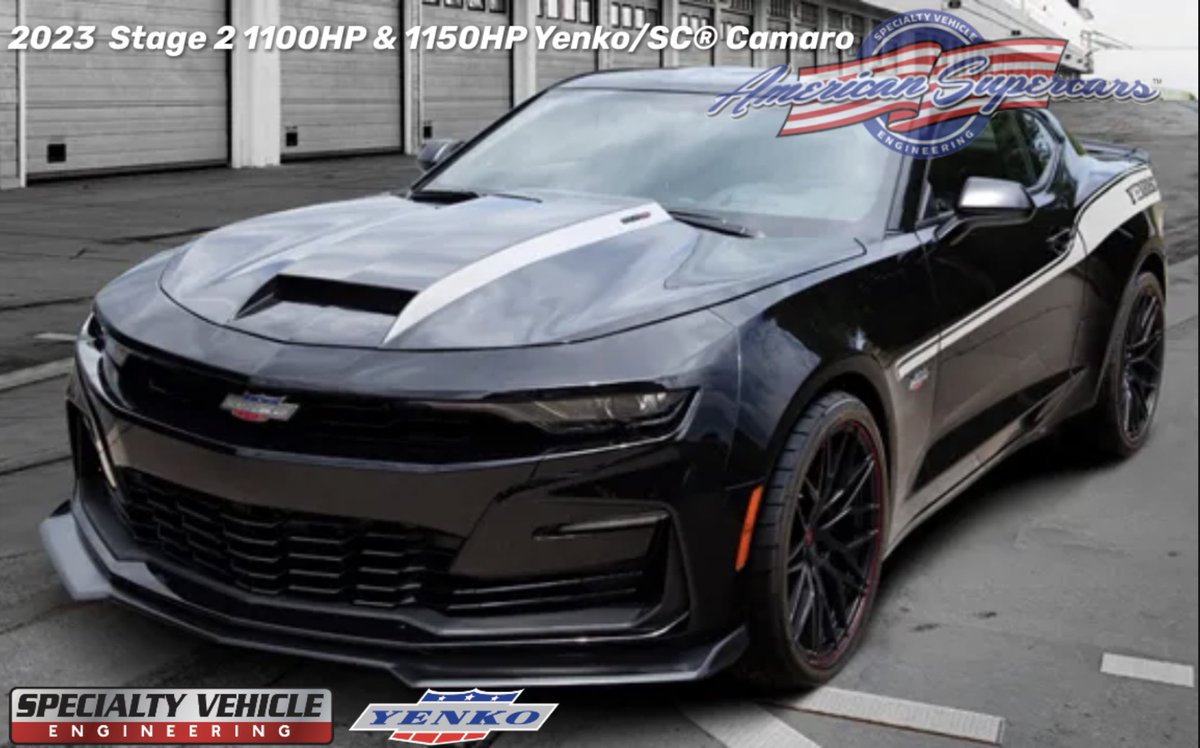 SVE_CARS's tweet photo. 2023 #YENKO/SC® 1100HP Stage I and 1150HP Stage II #Camaro - Our most powerful #YenkoCamaro yet
Download brochure- link in profile
#specialtyvehicleengineering #camaross #camaroworldwide #camarofamily #camarolove #collectible #automotive #nitto #nittotires #brembo #lethalcamaro https://t.co/RgebQVx84l