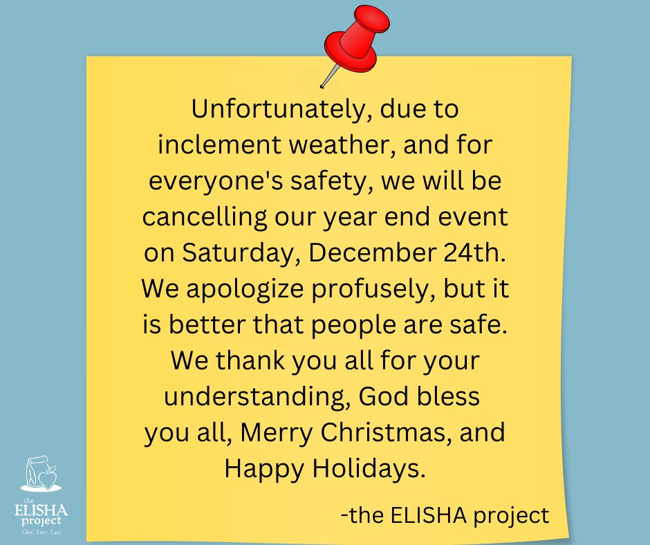 epfoodrescue's tweet photo. IMPORTANT ANNOUNCEMENT PLEASE READ.
#givelovelive
#theELISHAproject
#EPBodega
#EPShareMarkets
#ElishaProjectShareMarket
#EPPuertoRico
@georgelortizjr https://t.co/VgrMkX6nUF