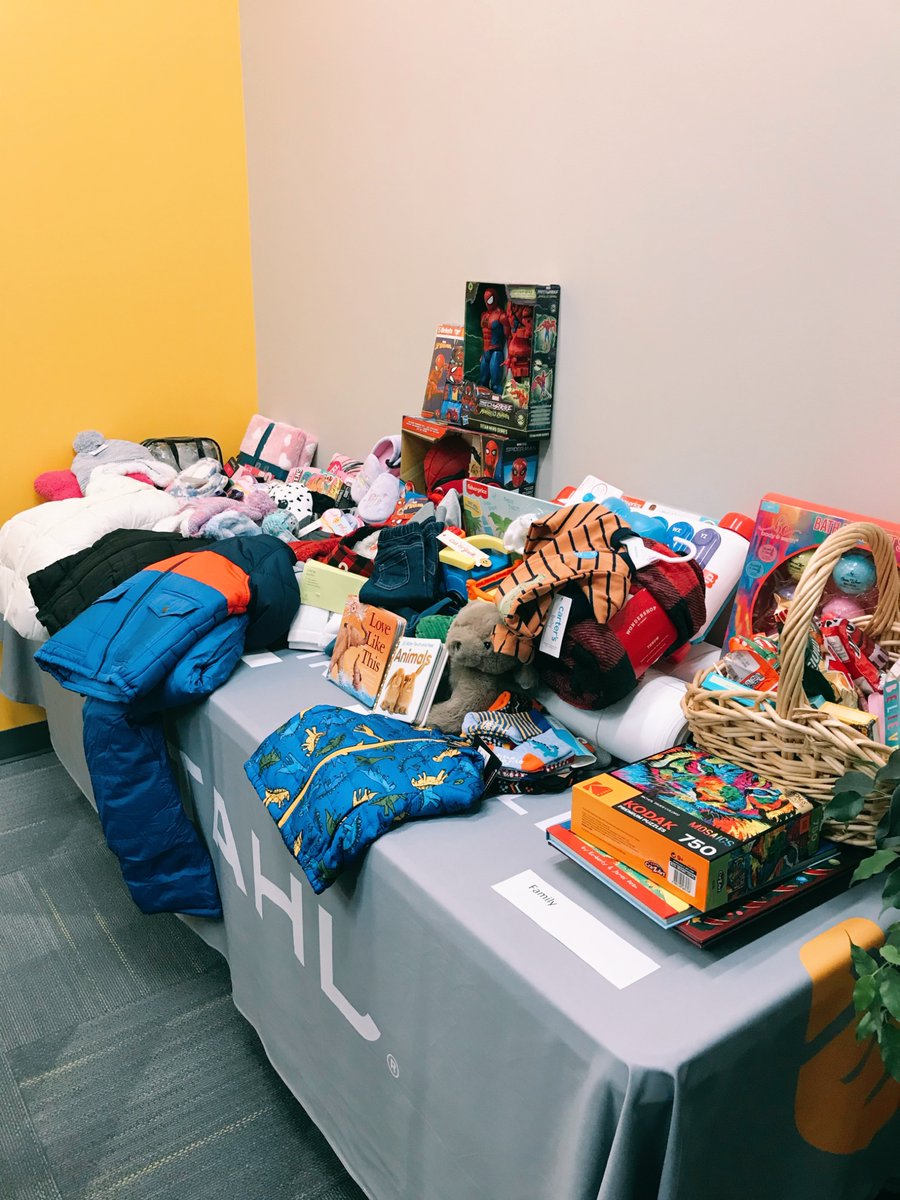 Our Iowa Stahl team adopted a family this holiday season through Mitchellville Community Shares. They came together and donated all the gifts fill the family's wish list! We are so grateful to give back during the holidays! #grateful #teamstahl #givingback