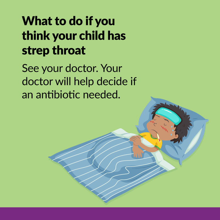 CHEO's tweet photo. Do you think your child or youth may have #StrepThroat? Learn about common symptoms, what to do &amp; how you can care for them while at home ⤵️ https://t.co/hSYaHUuJZ6