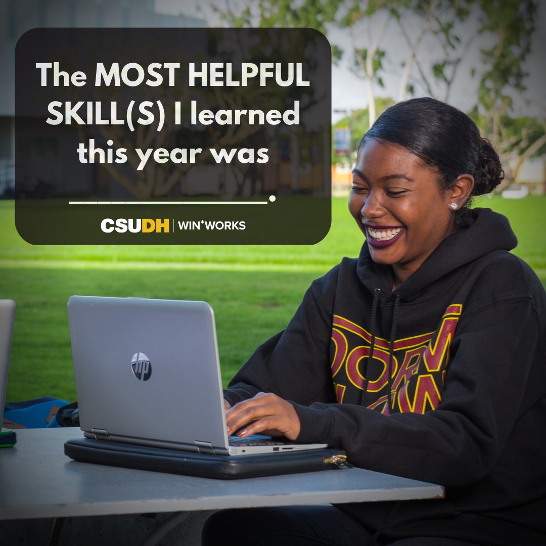 What are some of the best skills you’ve learned this year? Are there any skills that could be helpful in your future career? Let us know in the comments below. 

#skillstraining #careerdevelopment #ontrackwithlife #learningisfun #skills #csudhwin #csudh