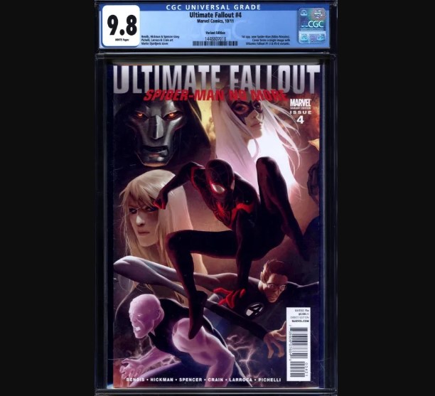 gocollect's tweet photo. This #CGC 9.8 copy of #UltimateFallout #4 (variant edition) sold for $38,111 on Dec 17 through @MComicConnect. This is the 3rd-highest sale of this comic at public auction! https://t.co/mFcEHHDkhk