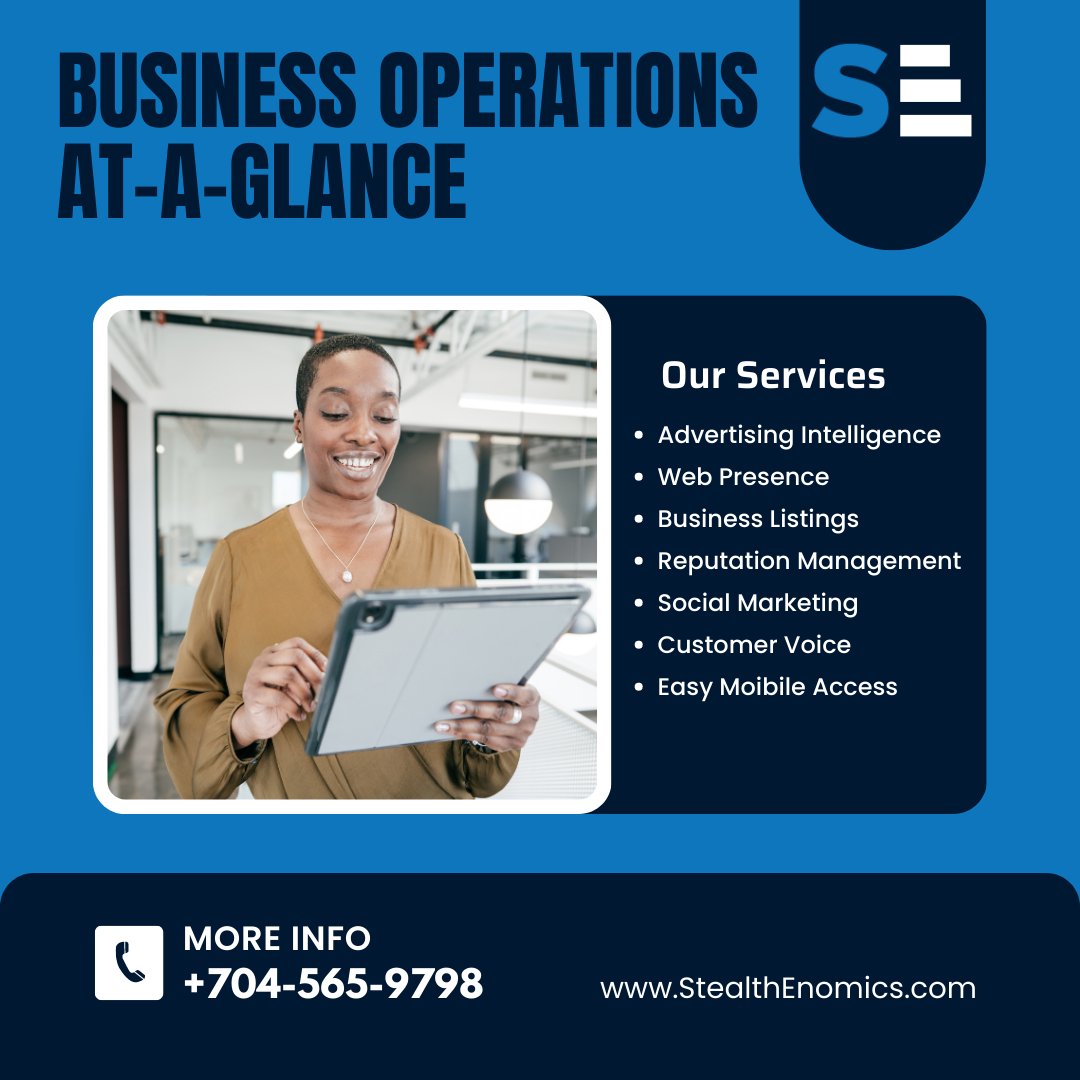 stealthenomics's tweet photo. The StealthEnomics Business Performance Center empowers entrepreneurs to organize and leverage business functions and reports on ONE PLATFORM with ONE AFFORDABLE SUBSCRIPTION. Join Today https://t.co/ZdHeBq9TVP #BusinessPerformanceCenter #SmallBusiness https://t.co/sDE14WTNKt