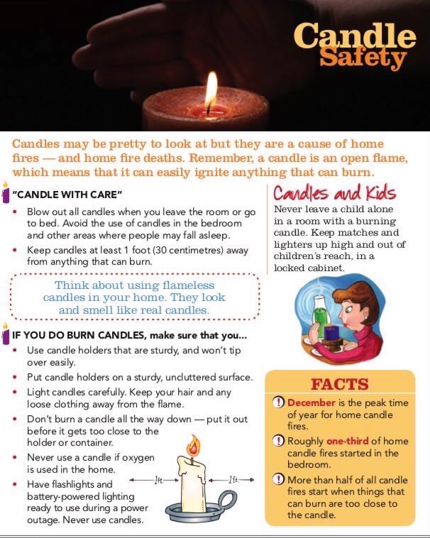 DC Fire and EMS on Twitter "The holiday season means candles. But don