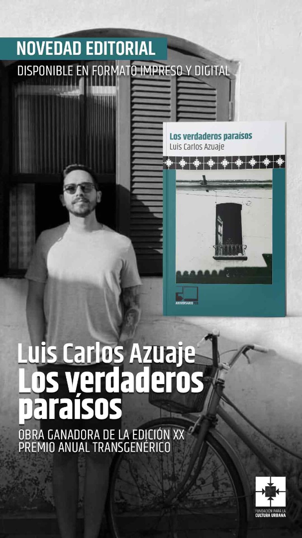 CulturaUrbana's tweet photo. "Los verdaderos paraísos", de #LuisCarlosAzuaje, obra ganadora de nuestro #PAT2020, ya está disponible para todos los lectores en formato físico en librerías de Caracas y también en #Amazon y otras tiendas virtuales.
Puedes adquirirlo aquí:
https://t.co/wHlIocsOLu https://t.co/yJwpSRCPQw
