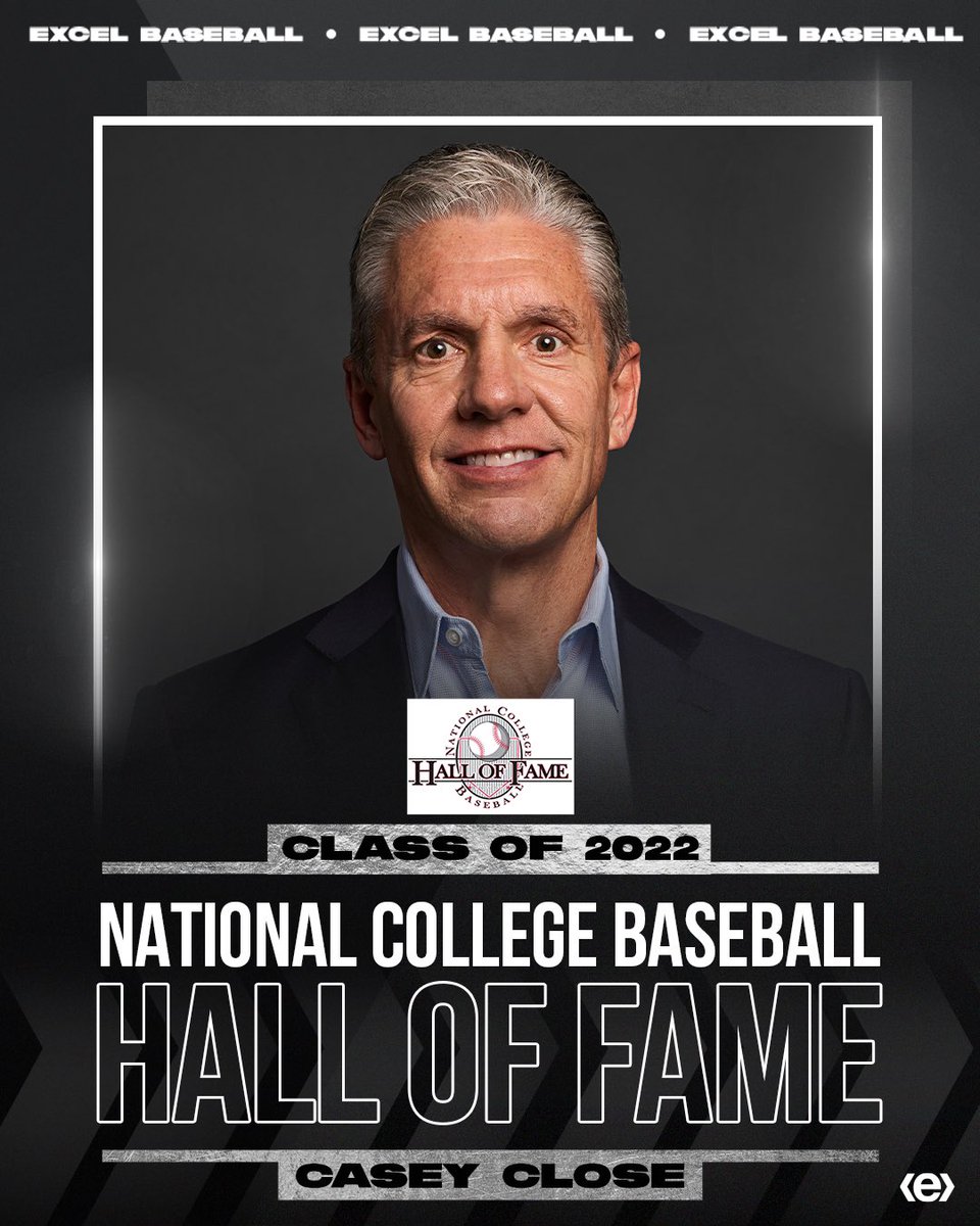 From the U of 〽️ichigan to the Hall of Fame.

Congratulations Casey Close on being named a member of the 2022 National College Baseball Hall of Fame Class! #exceling