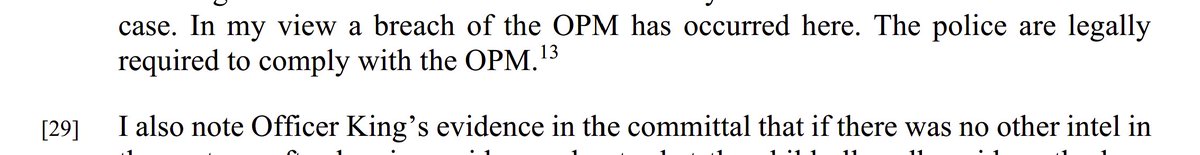 Twice this week I have heard the Magistrates court told that '...the Operational Procedures Manual (OPM's) are just a guide for police...' this is completely misleading ... the OPM are a facet of legislation #qldlaw #fairness #detachment