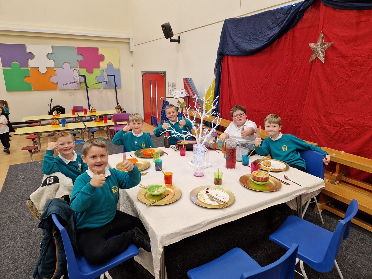 Every Friday two lucky children (and their friends) are chosen to have lunch with Miss Mowat and Mrs Purvis at the 'Golden Table.' Here are the winners from the past two weeks.#goldentickets #Winners