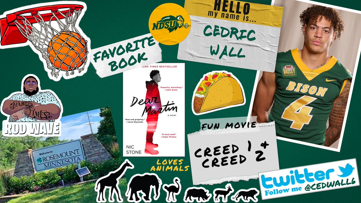 Took a momentary break for playoffs, but we're 𝙗𝙖𝙘𝙠 with two more young Bison ⤵️

🏈 Nathaniel Staehling
🏈Cedric Wall