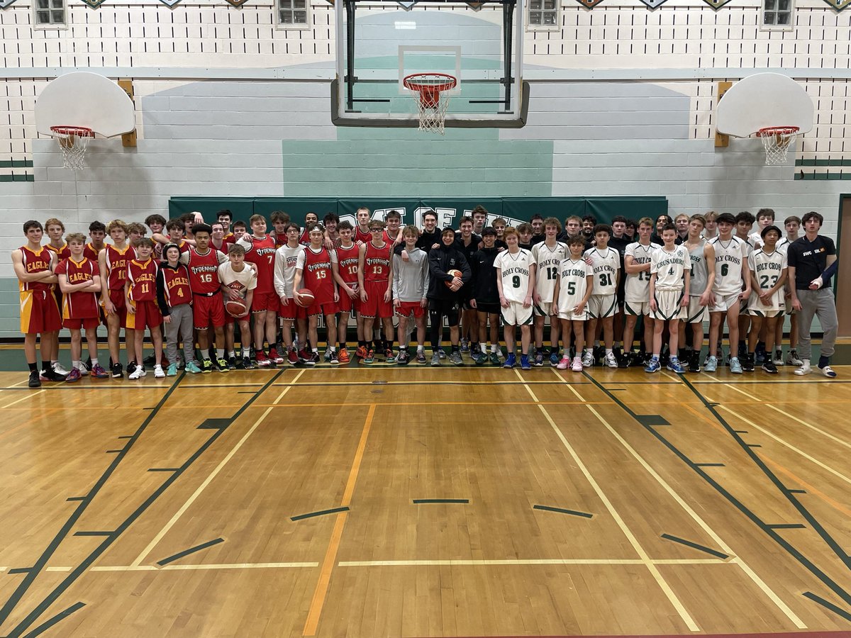 RobinDzi's tweet photo. Thankful to the @HolyCrossCSS and @SHSGoldenEagles communities for supporting last week’s Students Helping Students fundraiser. Our team went out shopping and stopped by 6 elementary schools this week with gifts for student families, getting as far north as Sharbot Lake! https://t.co/5PMtohFlig