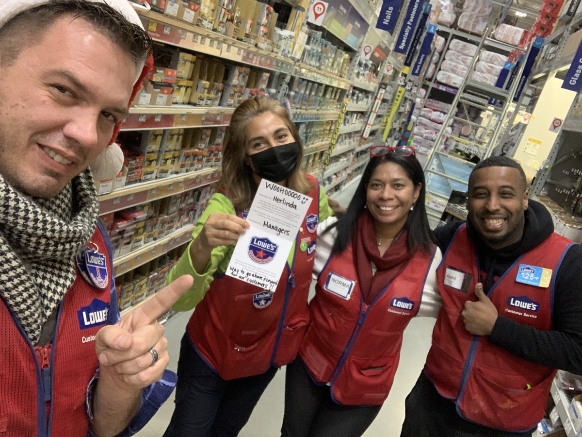Michael Whitford (@_whitford_mike) on Twitter photo When a customer is so excited with his shopping experience and calls the store to find out the associates name…GREAT JOB HERLINDA WAY TO KILL IT IN SERVICE ⭐️🔥 #allin <a href="/BlueBoxR1/">@BlueBoxR1</a> <a href="/1290Lowes/">Lowes District 1290</a> <a href="/dlschroder/">Diane Schroder</a> <a href="/KoPrueng/">Komes Pruengpunyanon</a> <a href="/JonesNormajo/">Norma Jones</a> <a href="/bcscott33/">Brian Scott</a> <a href="/BellAnyae/">Anyae Bell</a> <a href="/ShuellWilliam/">William Shuell</a> <a href="/BenitoKomadina/">Benito.Komadina@Lowes</a> When a customer is so excited with his shopping experience and calls the store to find out the associates name…GREAT JOB HERLINDA WAY TO KILL IT IN SERVICE ⭐️🔥 #allin <a href="/BlueBoxR1/">@BlueBoxR1</a> <a href="/1290Lowes/">Lowes District 1290</a> <a href="/dlschroder/">Diane Schroder</a> <a href="/KoPrueng/">Komes Pruengpunyanon</a> <a href="/JonesNormajo/">Norma Jones</a> <a href="/bcscott33/">Brian Scott</a> <a href="/BellAnyae/">Anyae Bell</a> <a href="/ShuellWilliam/">William Shuell</a> <a href="/BenitoKomadina/">Benito.Komadina@Lowes</a>