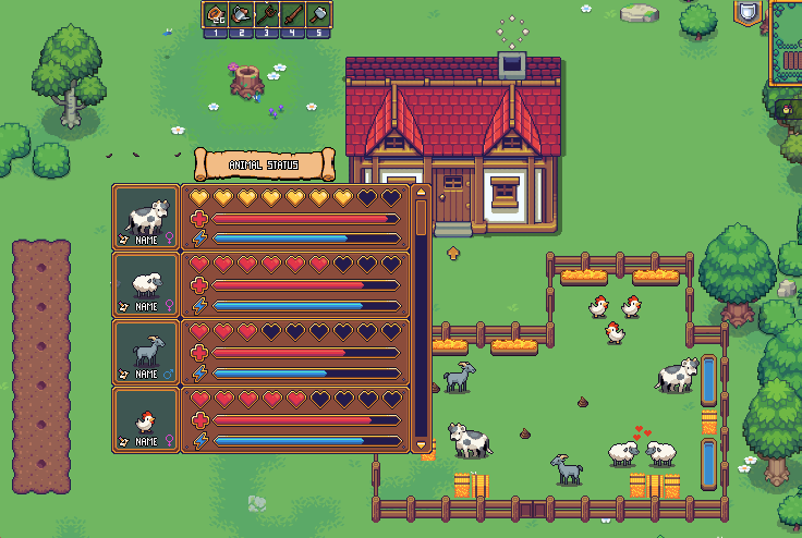 At home on the farm, you can now expand your empire and create a breeding program for your livestock. Who knows, maybe you’ll be able to discover a rare breed of animal.  store.steampowered.com/app/1266340/Ar…