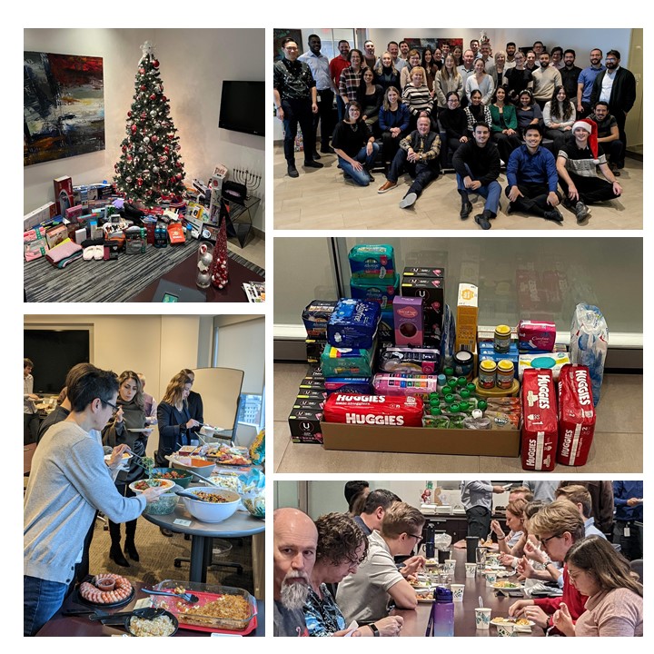 Proud to work with such generous <a href="/KPMG_Canada/">KPMG Canada</a> colleagues in #LdnOnt. Toys for Tweens potluck for <a href="/JACK1023ldn/">JACK 102.3</a> Toy Angels and essential goods plus $1,155 collected for <a href="/LondonFoodBank1/">London Food Bank 🥫🍎🍞🥚</a> Business Cares drive. #Giving #community