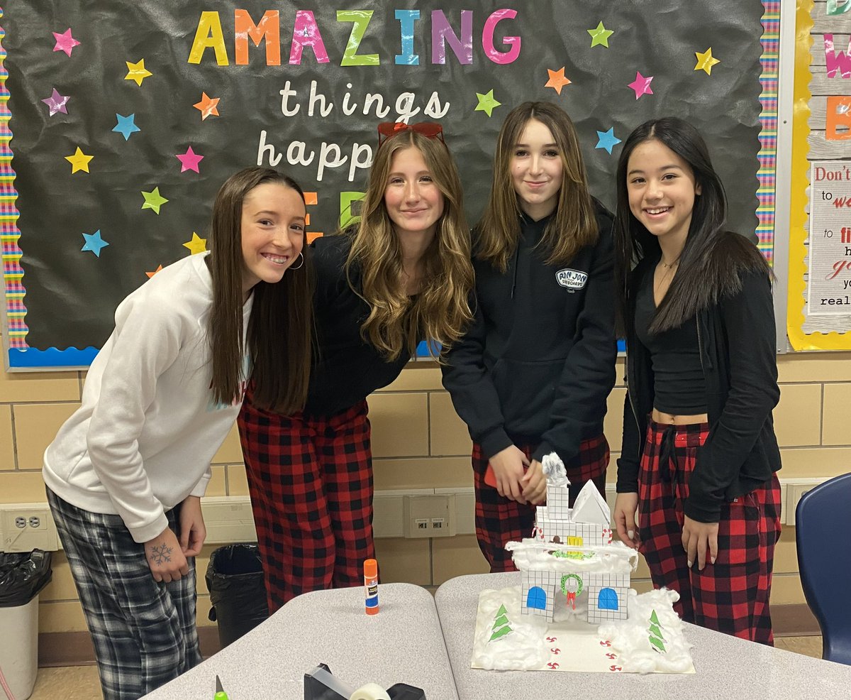 TBarkerPBSD's tweet photo. Fun week sharing my classroom with @TaorminaGATE for a Gingerbread House Volume Challenge! #plumlearns #plumproud https://t.co/Ap3YfwbT6P