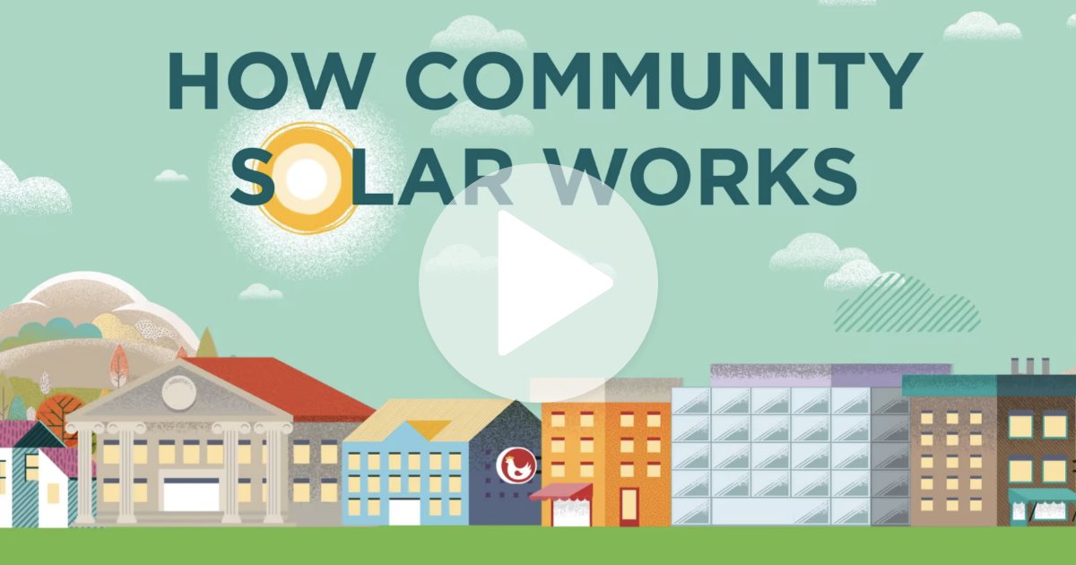 If you know how community solar works, then you know it’s not too good to be true. It’s just awesome.

Help us educate others on how community solar helps people save money while they help the environment.

Share a little awesomeness – share our video.

bddy.me/3hIY4xV