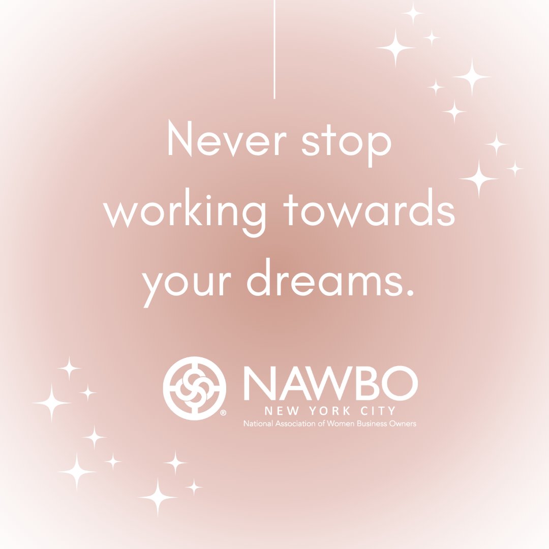 Never stop.
#nawbo #nawbonyc #keepdreaming #keepgoing #travel #love #dreambig #nevergiveup #inspiration #motivation #realizeyourdreams #womeninbusiness #womenbusinessowners #femaleentrepreneurs