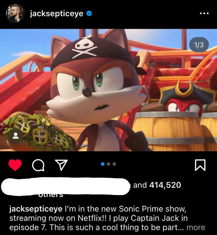 Who is Jacksepticeye in the Sonic Prime Cast? - GameRevolution