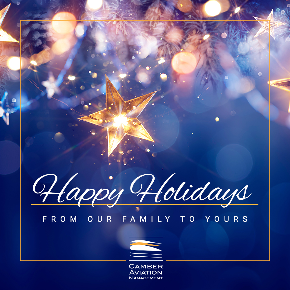 AviationCamber's tweet photo. From the Camber family to yours, we wish you a wonderful holiday season filled with joy and serenity!
#happyholidays https://t.co/iSkzgaggNa