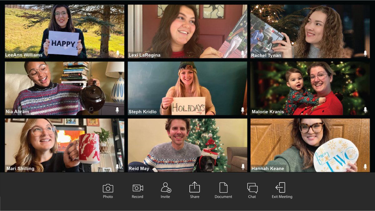 TWCInternships's tweet photo. Even in our own hybrid work environment, TWC teams are finding fun ways to connect with each other for some holiday cheer! Our Recruitment &amp; Admissions team got into the spirit after a busy season of campus visits. https://t.co/EV7ptAP5jh