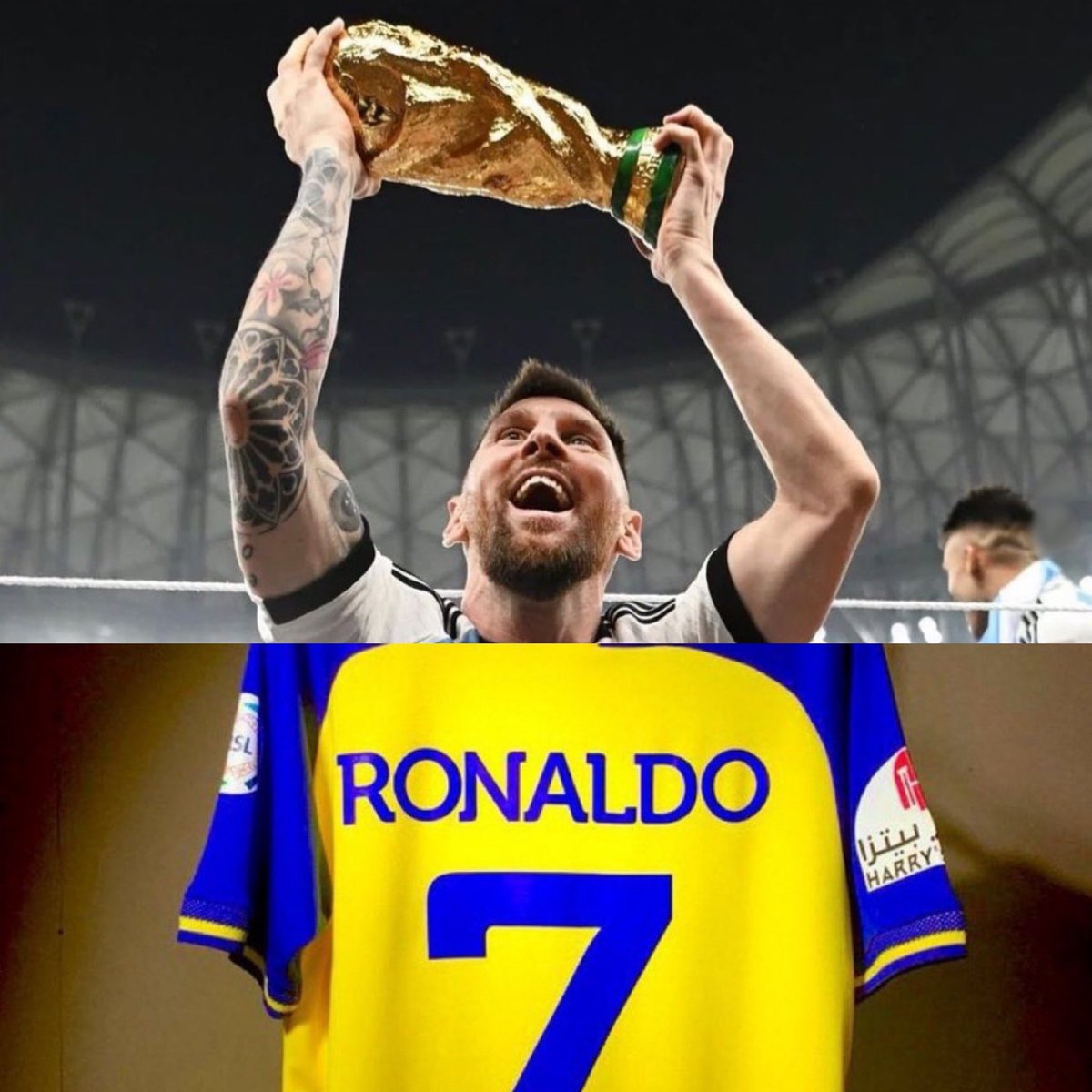 To each their own. #CristianoRonaldo #Ronaldo #AlNassr #Messi #WorldcupQatar2022