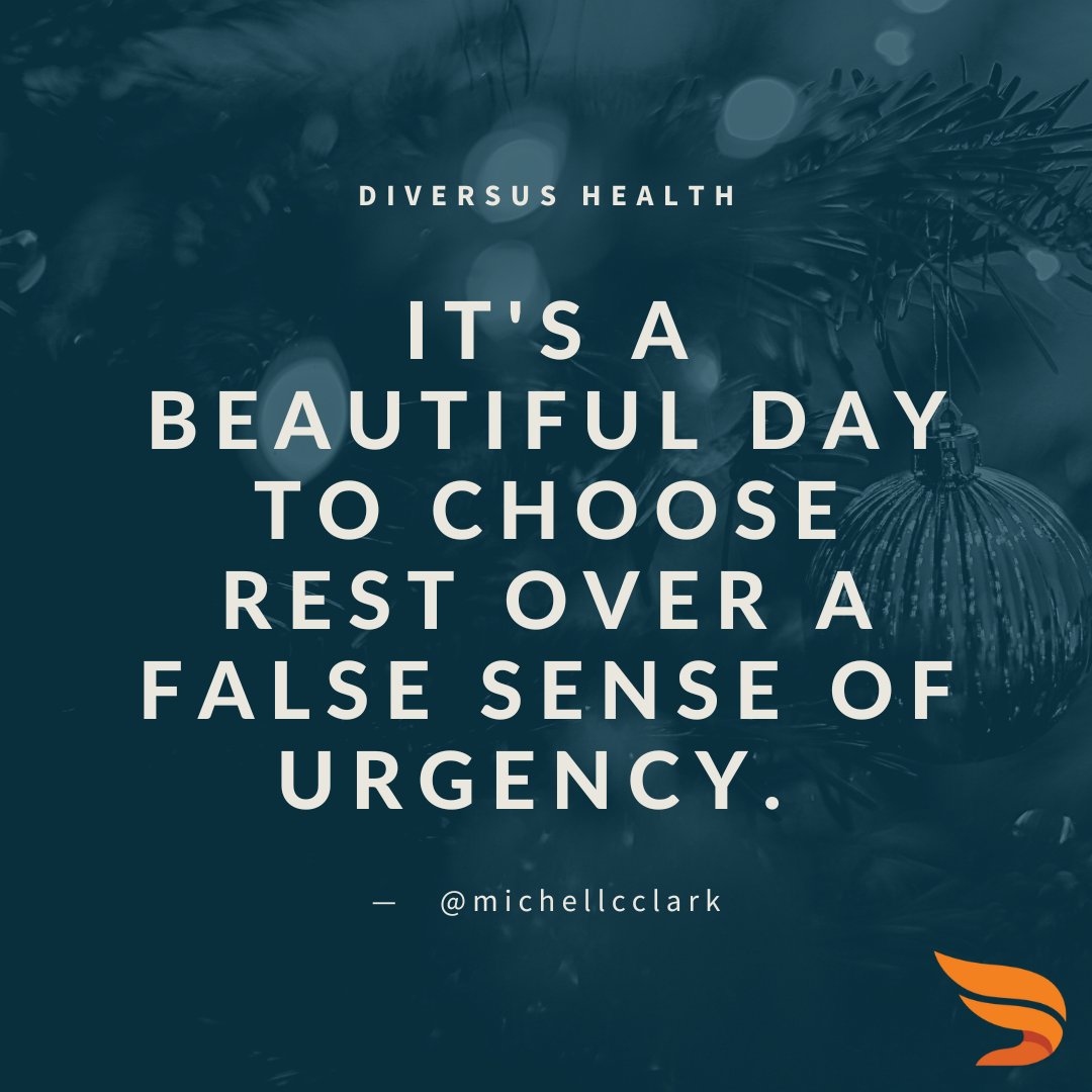 Diversus_Health's tweet photo. It's a beautiful day to choose rest over a false sense of urgency.
#mentalhealth #mentalwellness #mentalhealthmatters #DiversusHealth #quoteoftheday #mentalhealthquotes #mentalhealthadvocate #therapy https://t.co/4YZGcBSgXH
