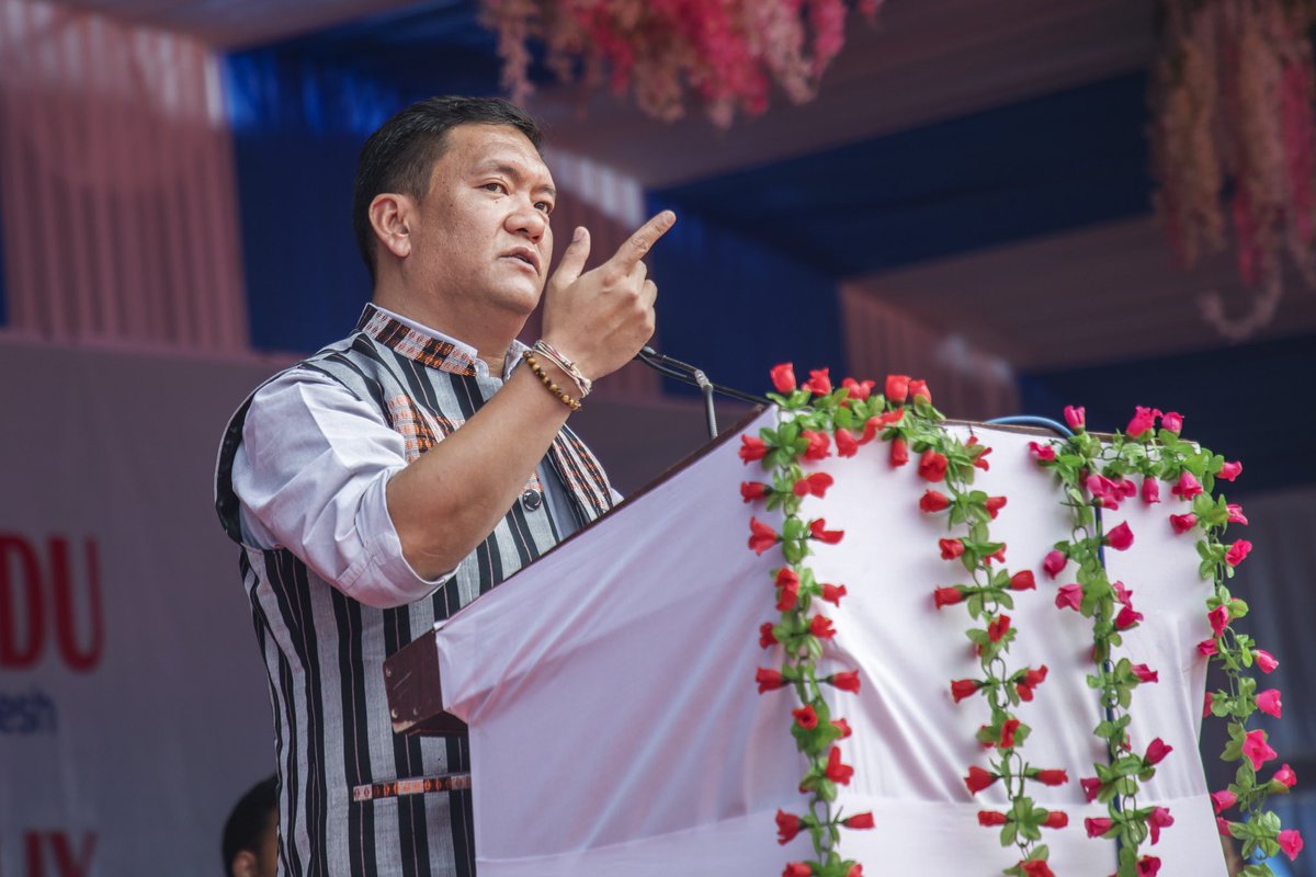 Overwhelmed by rousing welcome of sisters &amp; brothers of Lower Sher, Kimin.

Development challenges in Doimukh Assembly Constituency, having one of the largest voters' base, are enormous. But we are committed to address all issues of Kimin &amp; Kakoi in a phased manner. 1/2