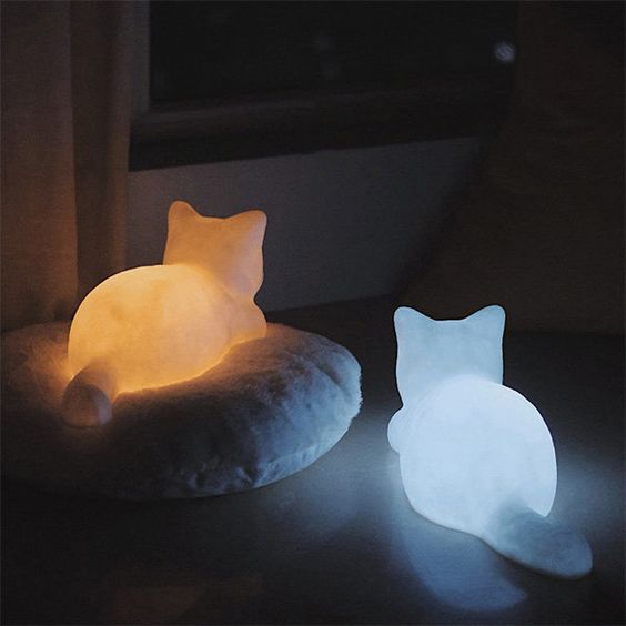 sleeping cats lamps