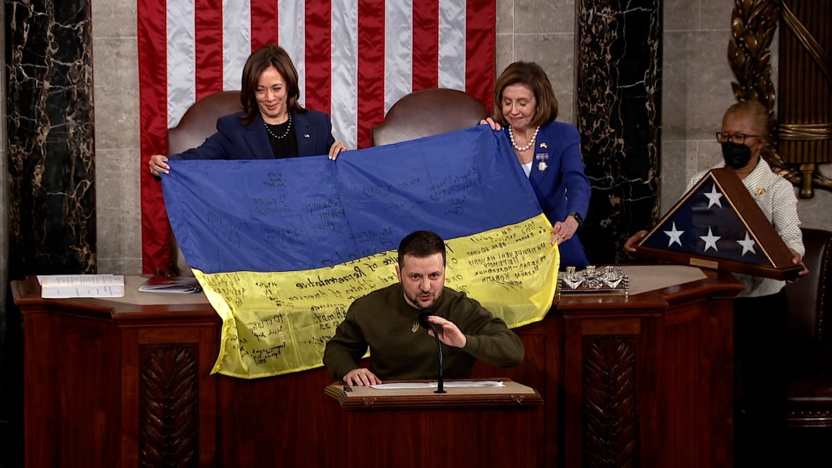 If Border Patrol agents from America's own front lines presented <a href="/SpeakerPelosi/">Nancy Pelosi</a> with a US flag, would that prompt her to send a billion dollars to protect our sovereignty? Or does she only care about the borders of other countries?