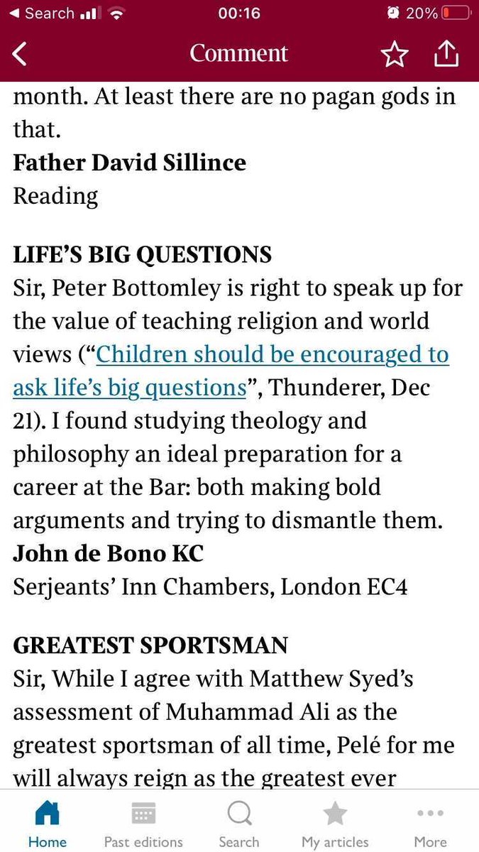 ReThinkRE Campaign (@rethinkrenow) on Twitter photo Here's a letter in response to <a href="/PBottomleyMP/">Sir Peter Bottomley</a>'s article in The Times yesterday from our Champion <a href="/johndebonokc/">John de Bono KC</a> on how his study of religion shaped him as a lawyer. #RENationalPlan Here's a letter in response to <a href="/PBottomleyMP/">Sir Peter Bottomley</a>'s article in The Times yesterday from our Champion <a href="/johndebonokc/">John de Bono KC</a> on how his study of religion shaped him as a lawyer. #RENationalPlan