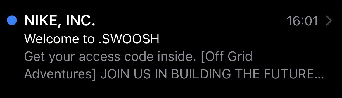 Thank you <a href="/Nike/">Nike</a> 👽
The beginning of the future is here.