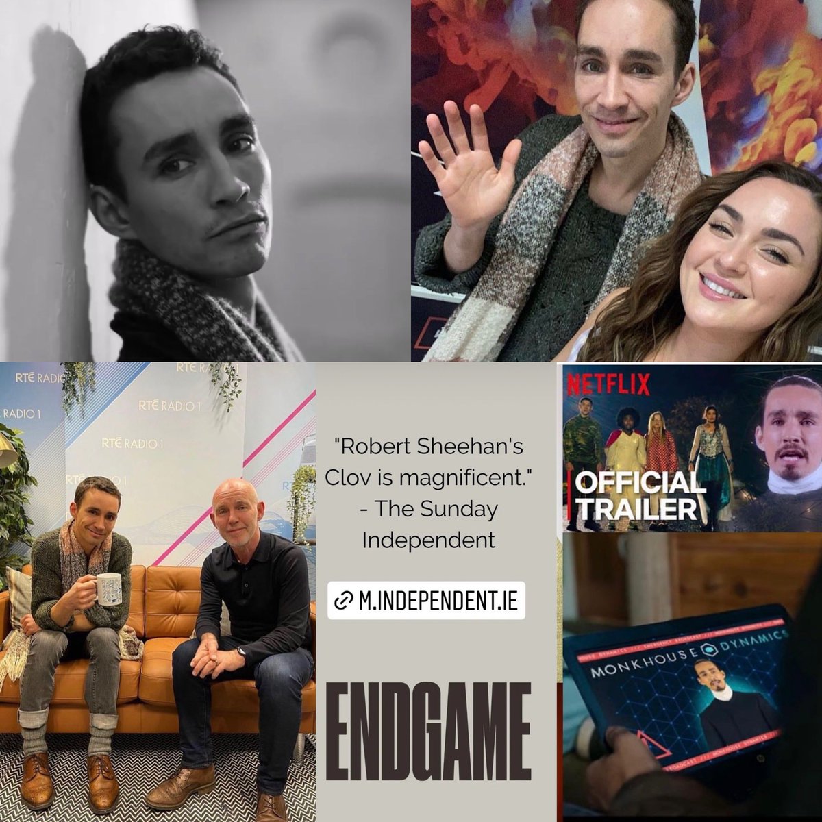TheSheehab's tweet photo. Review of the year-March
Gate Theatre share more promo photos for #GateEndgame & Robert Sheehan gives interviews for the play & his upcoming audiobook. The play ends March 26th after three ‘live streaming’ shows & brilliant reviews. The trailer for The Last Bus is
released © https://t.co/YYeaL5Ba8l