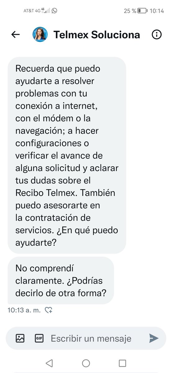 dansstage's tweet photo. @TELMEXSoluciona Para que para que me plngas un robot a contestar el cual me dice que em que me ayuda !!! Cuando ya lo dije desde el principio https://t.co/I2yukBjZmC