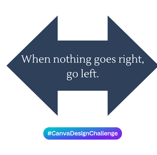 MeganMiddaugh's tweet photo. In honor of my New Year's resolution of always being able to pivot, I present my #CanvaDesignChallenge ! https://t.co/vOxfjlgEHP