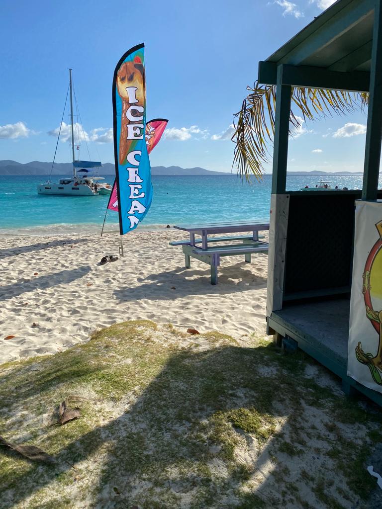 ManJackCreamery's tweet photo. White Bay, Jost Van Dyke...we are BACK and ready to SERVE up some SMILES.

#MANJACKBVI https://t.co/L3Y1A6nqB8