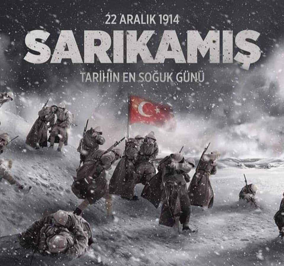 demirusta43's tweet photo. 🇹🇷 
108 yıl önce 
Allahuekber Dağları'nda 
inancın ve kahramanlığın destanını yazan #Sarıkamış şehitlerimizi rahmet ve minnetle anıyorum. 

Ruhları şâd olsun. https://t.co/ZGCFnoV9eG