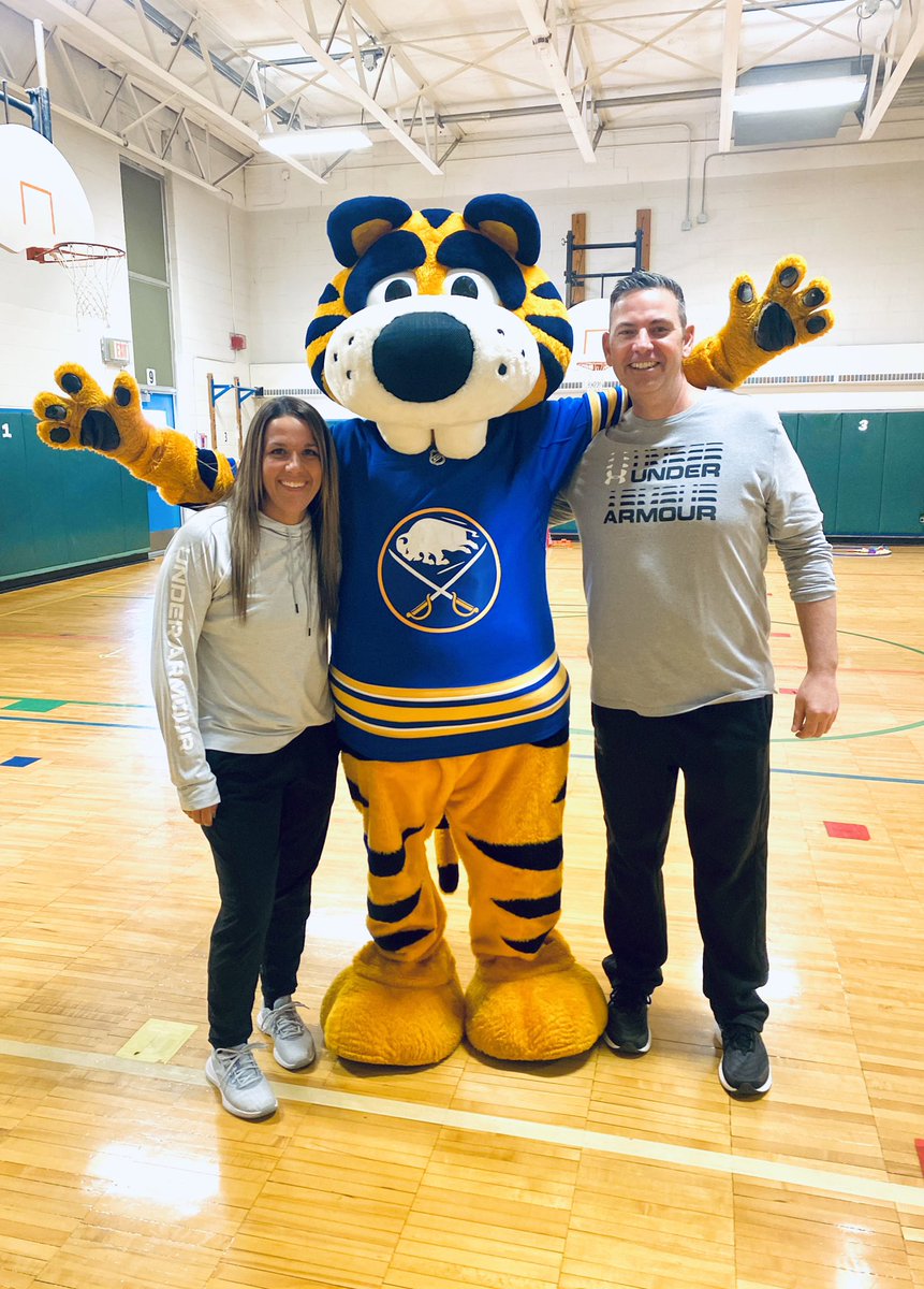 Big Shout Out to <a href="/BuffaloSabres/">Buffalo Sabres</a> for making our PE classes so special this week! The kids had a blast playing hockey, having fun, &amp; of course, scoring on Saber Tooth! 😉 🥅 🏒 <a href="/maplemere/">MaplemereElementarySchool</a> @dagraham13 <a href="/SHCSDAthletics/">Sweet Home Athletics</a> <a href="/SweetHomeCSD/">Sweet Home Central School District</a>