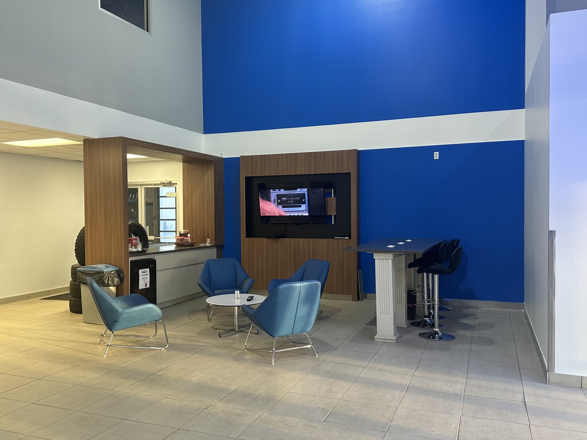 Renovations have come together in our showroom &amp; parts! The walls are painted &amp; the furniture has arrived! Feel free to come to check it all out for yourself and try out all the furniture!